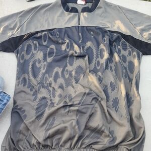 Oakley Navy and Gray Cycling Jersey